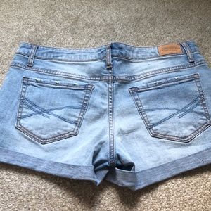 Aeropostale denim midi shorts